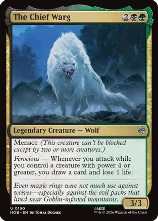 The Chief Warg [The Hobbit] | Shuffle n Cut Hobbies & Games