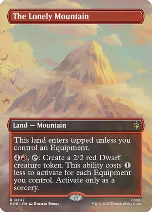 The Lonely Mountain (Borderless) (0207) [The Hobbit] | Shuffle n Cut Hobbies & Games