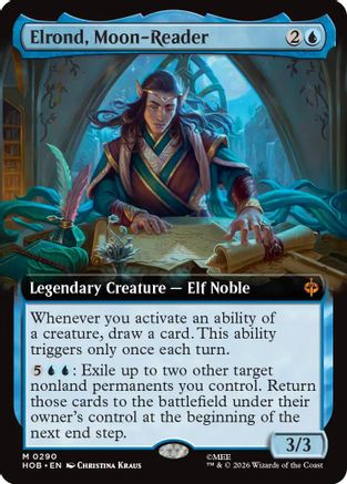 Elrond, Moon-Reader (Extended Art) [The Hobbit] | Shuffle n Cut Hobbies & Games