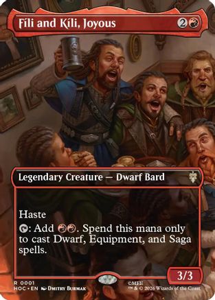 Fili and Kili, Joyous (Borderless) [The Hobbit: Eternal-Legal] | Shuffle n Cut Hobbies & Games
