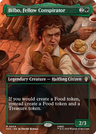 Bilbo, Fellow Conspirator (Borderless) [The Hobbit: Eternal-Legal] | Shuffle n Cut Hobbies & Games
