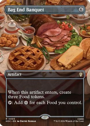 Bag End Banquet (Borderless) [The Hobbit: Eternal-Legal] | Shuffle n Cut Hobbies & Games