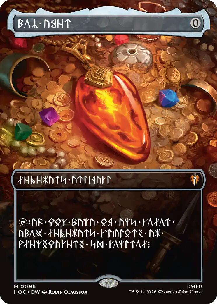 Mox Amber (Borderless) [The Hobbit: Eternal-Legal] | Shuffle n Cut Hobbies & Games
