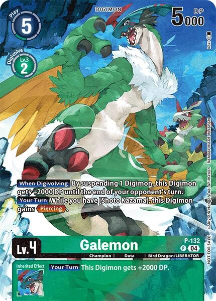 Galemon [P-132] (Digimon Liberator D-Storage Set) [Promotional Cards] | Shuffle n Cut Hobbies & Games