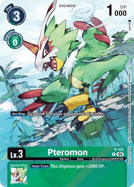 Pteromon [P-131] (Digimon Liberator D-Storage Set) [Promotional Cards] | Shuffle n Cut Hobbies & Games