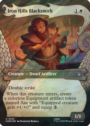 Iron Hills Blacksmith (Showcase) (Surge Foil) [The Hobbit] | Shuffle n Cut Hobbies & Games