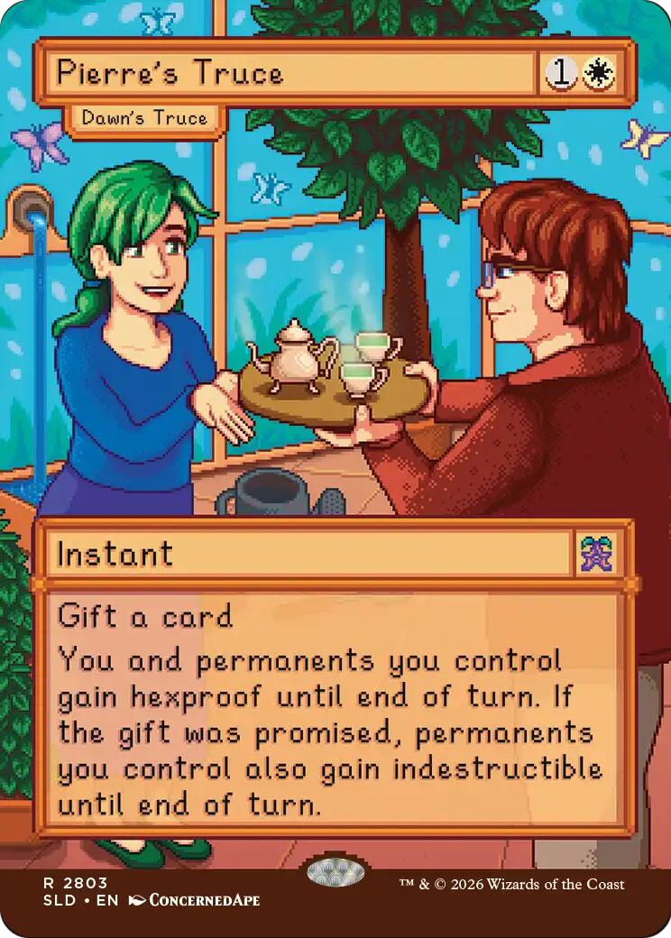 Pierre's Truce - Dawn's Truce [Secret Lair Drop Series] | Shuffle n Cut Hobbies & Games