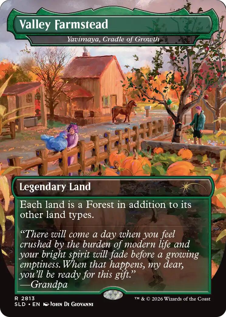 Valley Farmstead - Yavimaya, Cradle of Growth [Secret Lair Drop Series] | Shuffle n Cut Hobbies & Games