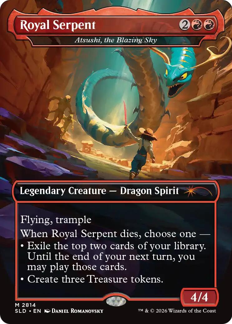 Royal Serpent - Atsushi, the Blazing Sky [Secret Lair Drop Series] | Shuffle n Cut Hobbies & Games