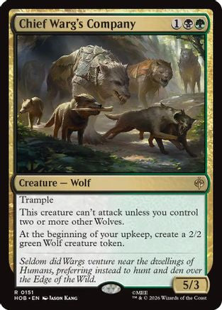 Chief Warg's Company [The Hobbit] | Shuffle n Cut Hobbies & Games