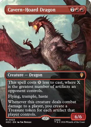 Cavern-Hoard Dragon (Borderless) [The Hobbit: Eternal-Legal] | Shuffle n Cut Hobbies & Games