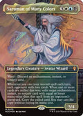 Saruman of Many Colors (Borderless) (Surge Foil) [The Hobbit: Eternal-Legal]
