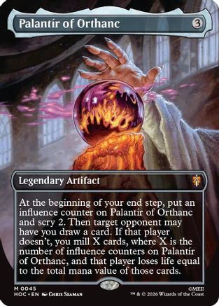 Palantir of Orthanc (Borderless) [The Hobbit: Eternal-Legal] | Shuffle n Cut Hobbies & Games