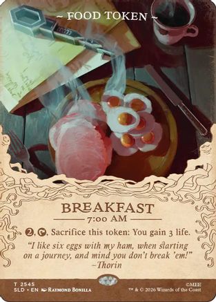 Food Token (SLD-2545) [Secret Lair Drop Series] Foil | Shuffle n Cut Hobbies & Games