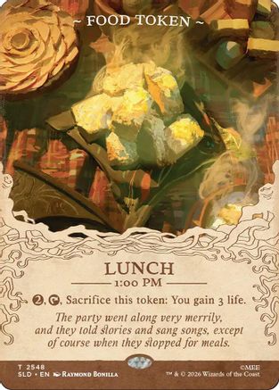 Food Token (SLD-2548) [Secret Lair Drop Series] Foil | Shuffle n Cut Hobbies & Games