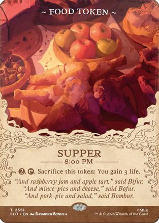 Food Token (SLD-2551) [Secret Lair Drop Series] | Shuffle n Cut Hobbies & Games