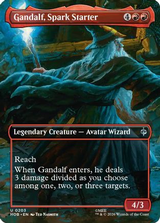Gandalf, Spark Starter (Borderless) [The Hobbit] | Shuffle n Cut Hobbies & Games