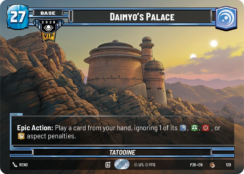 Daimyo's Palace (129) (129) [Galactic Championship 2026] | Shuffle n Cut Hobbies & Games