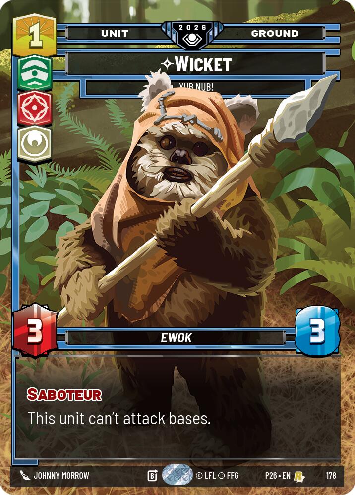 Wicket - Yub Nub! (178) (178) [Galactic Championship 2026] | Shuffle n Cut Hobbies & Games
