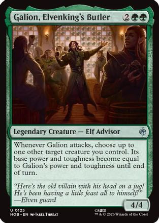 Galion, Elvenking's Butler [The Hobbit] | Shuffle n Cut Hobbies & Games