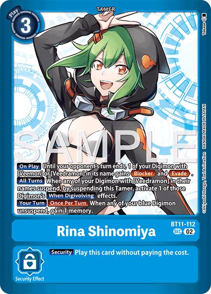Rina Shinomiya [BT11-112] [Limited Card Pack -Final Crest-] | Shuffle n Cut Hobbies & Games