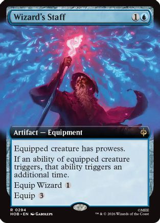 Wizard's Staff (Extended Art) [The Hobbit] | Shuffle n Cut Hobbies & Games