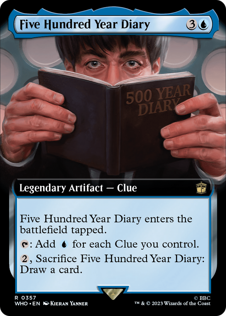 Five Hundred Year Diary (Extended Art) [Doctor Who] | Shuffle n Cut Hobbies & Games