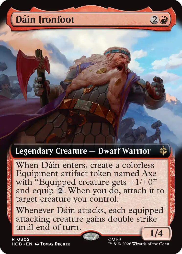 Dain Ironfoot (Extended Art) [The Hobbit] | Shuffle n Cut Hobbies & Games