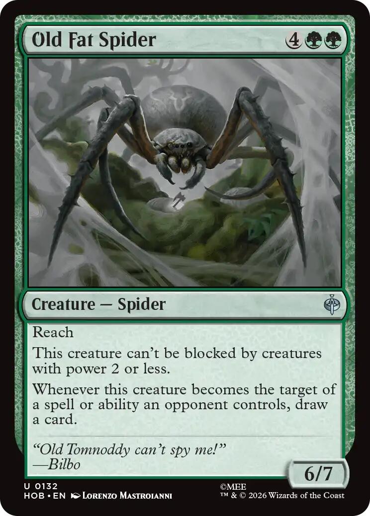 Old Fat Spider [The Hobbit] | Shuffle n Cut Hobbies & Games