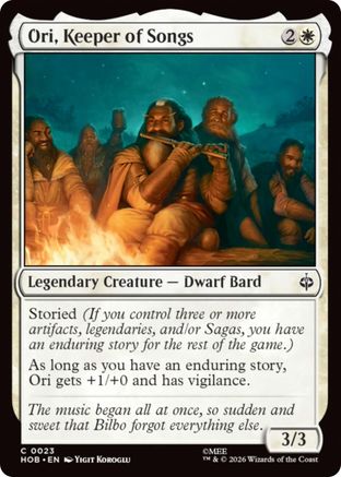 Ori, Keeper of Songs [The Hobbit] | Shuffle n Cut Hobbies & Games