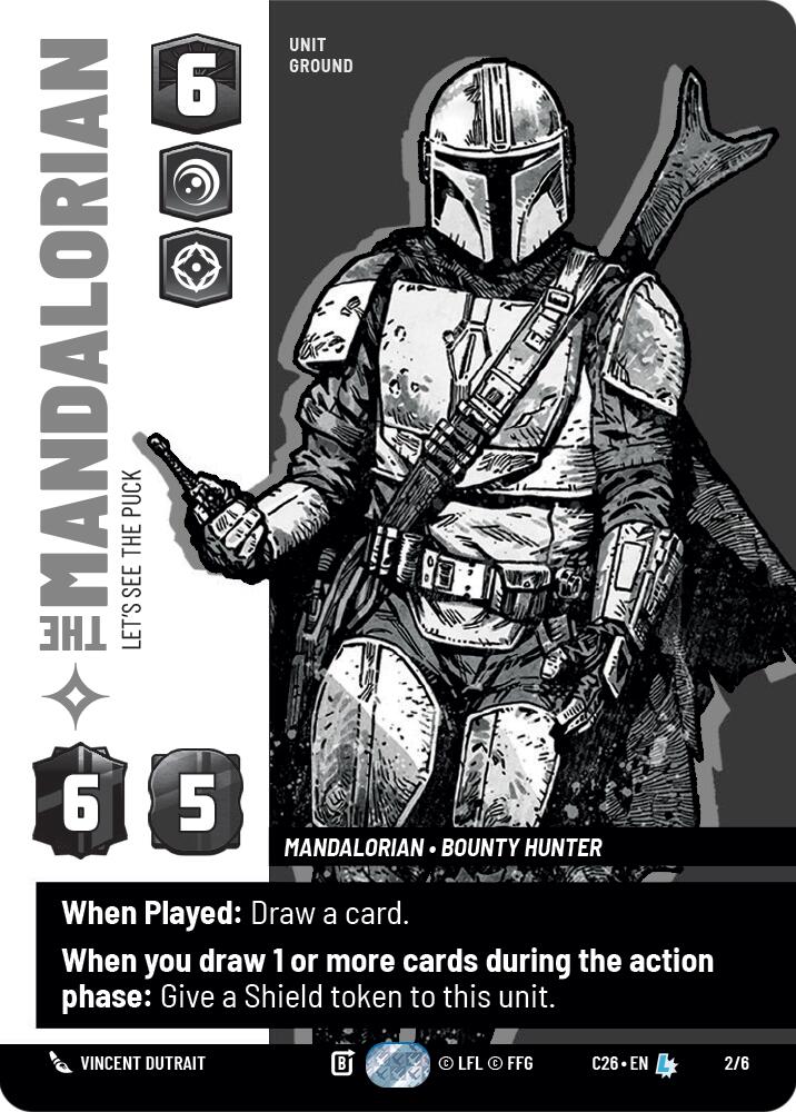 The Mandalorian - Let's See The Puck (2/6) (2/6) [2026 Convention Exclusive] | Shuffle n Cut Hobbies & Games
