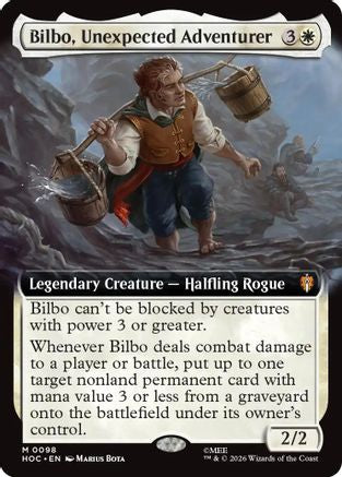 Bilbo, Unexpected Adventurer (Extended Art) [The Hobbit: Eternal-Legal] | Shuffle n Cut Hobbies & Games