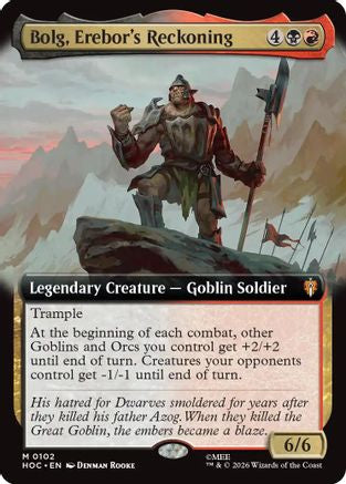 Bolg, Erebor's Reckoning (Extended Art) [The Hobbit: Eternal-Legal] | Shuffle n Cut Hobbies & Games