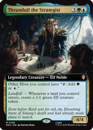 Thranduil the Strategist (Extended Art) [The Hobbit: Eternal-Legal] | Shuffle n Cut Hobbies & Games