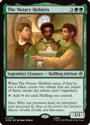 The Notary Hobbits [The Hobbit] | Shuffle n Cut Hobbies & Games