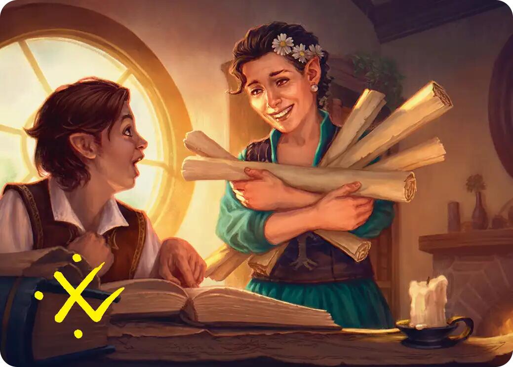 Belladonna Took Art Card (Gold-Stamped Signature) [The Hobbit Art Series] | Shuffle n Cut Hobbies & Games