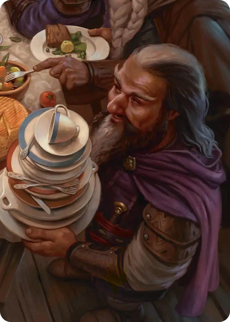 Ori, Plate Stacker Art Card (6/12) [The Hobbit Art Series] | Shuffle n Cut Hobbies & Games