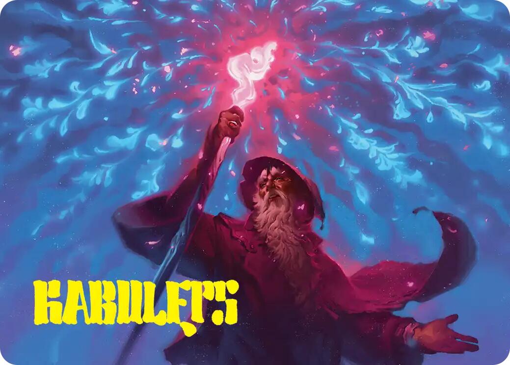 Wizard's Staff Art Card (Gold-Stamped Signature) [The Hobbit Art Series] | Shuffle n Cut Hobbies & Games