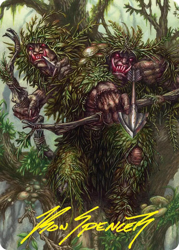 Orcish Bowmasters Art Card (Gold-Stamped Signature) [The Hobbit Art Series] | Shuffle n Cut Hobbies & Games
