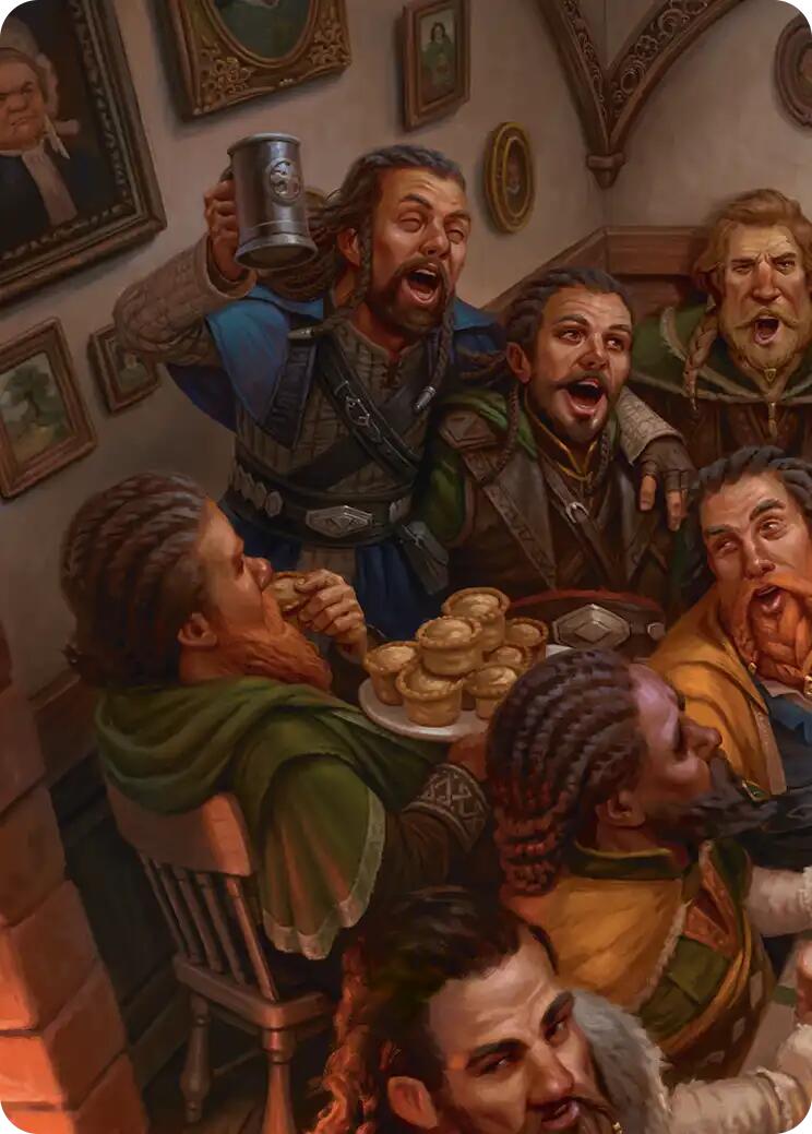 Fili and Kili, Joyous Art Card (1/12) [The Hobbit Art Series] | Shuffle n Cut Hobbies & Games