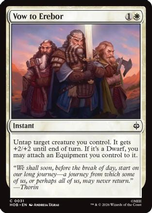 Vow to Erebor [The Hobbit] | Shuffle n Cut Hobbies & Games