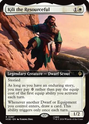 Kili the Resourceful (Extended Art) [The Hobbit] | Shuffle n Cut Hobbies & Games