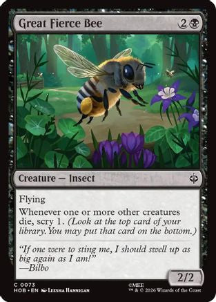 Great Fierce Bee [The Hobbit] | Shuffle n Cut Hobbies & Games