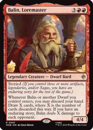Balin, Loremaster [The Hobbit] | Shuffle n Cut Hobbies & Games