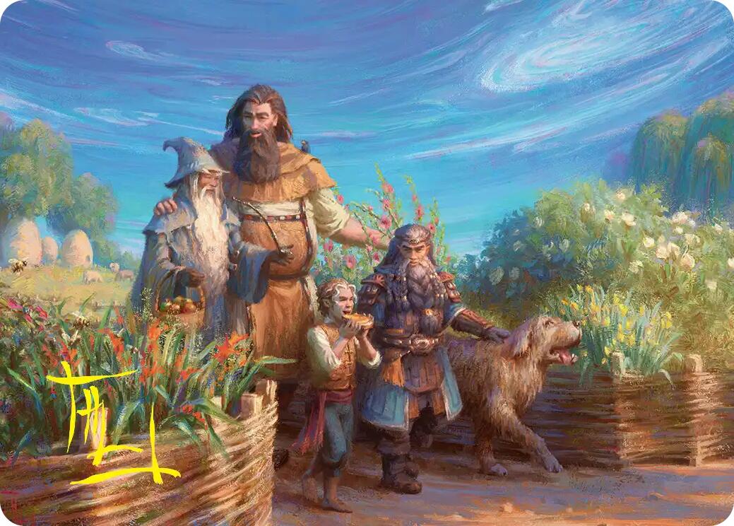 Beorn's Hospitality Art Card (Gold-Stamped Signature) [The Hobbit Art Series] | Shuffle n Cut Hobbies & Games