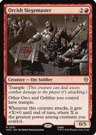 Orcish Siegemaster [The Hobbit: Eternal-Legal] | Shuffle n Cut Hobbies & Games