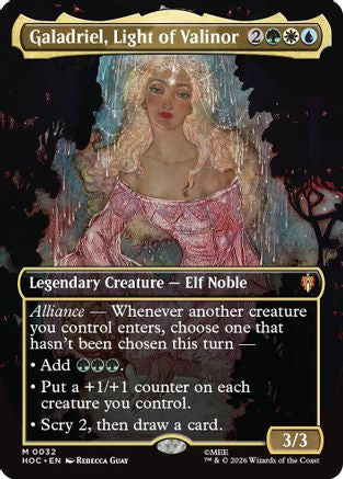 Galadriel, Light of Valinor (Borderless) [The Hobbit: Eternal-Legal] | Shuffle n Cut Hobbies & Games