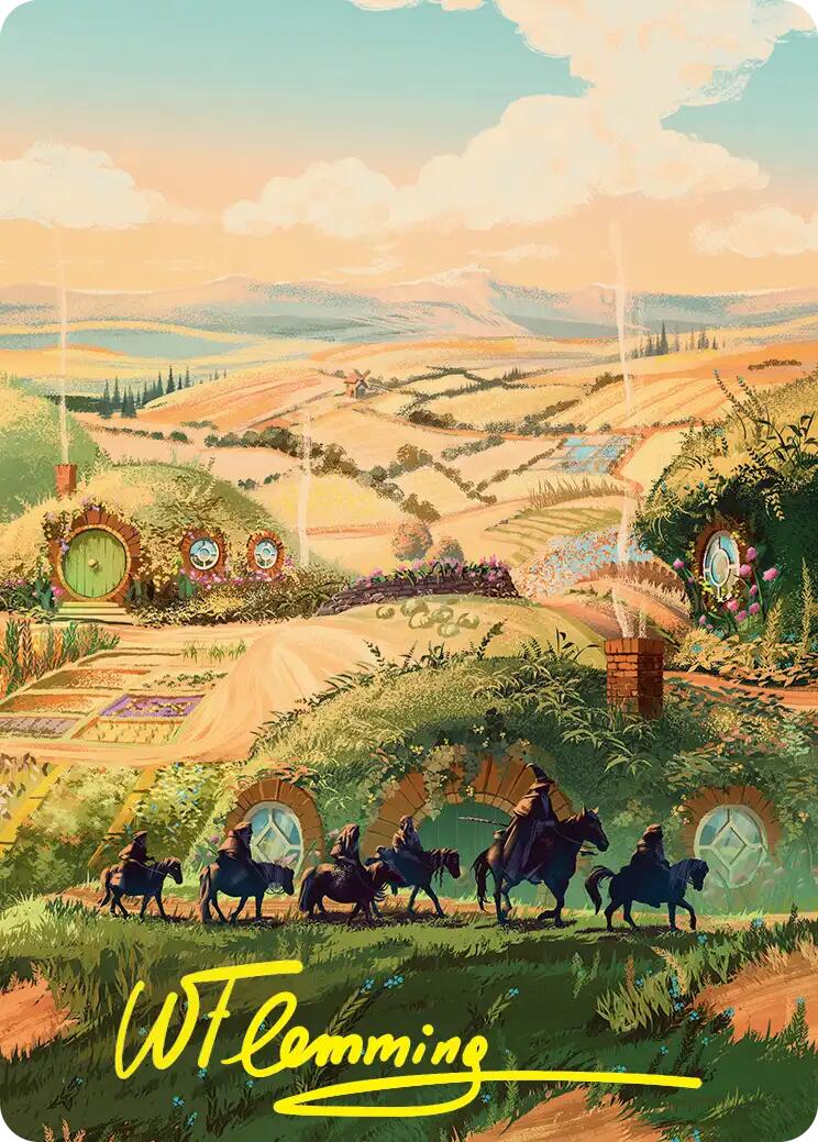 Plains Art Card (Gold-Stamped Signature) [The Hobbit Art Series] | Shuffle n Cut Hobbies & Games