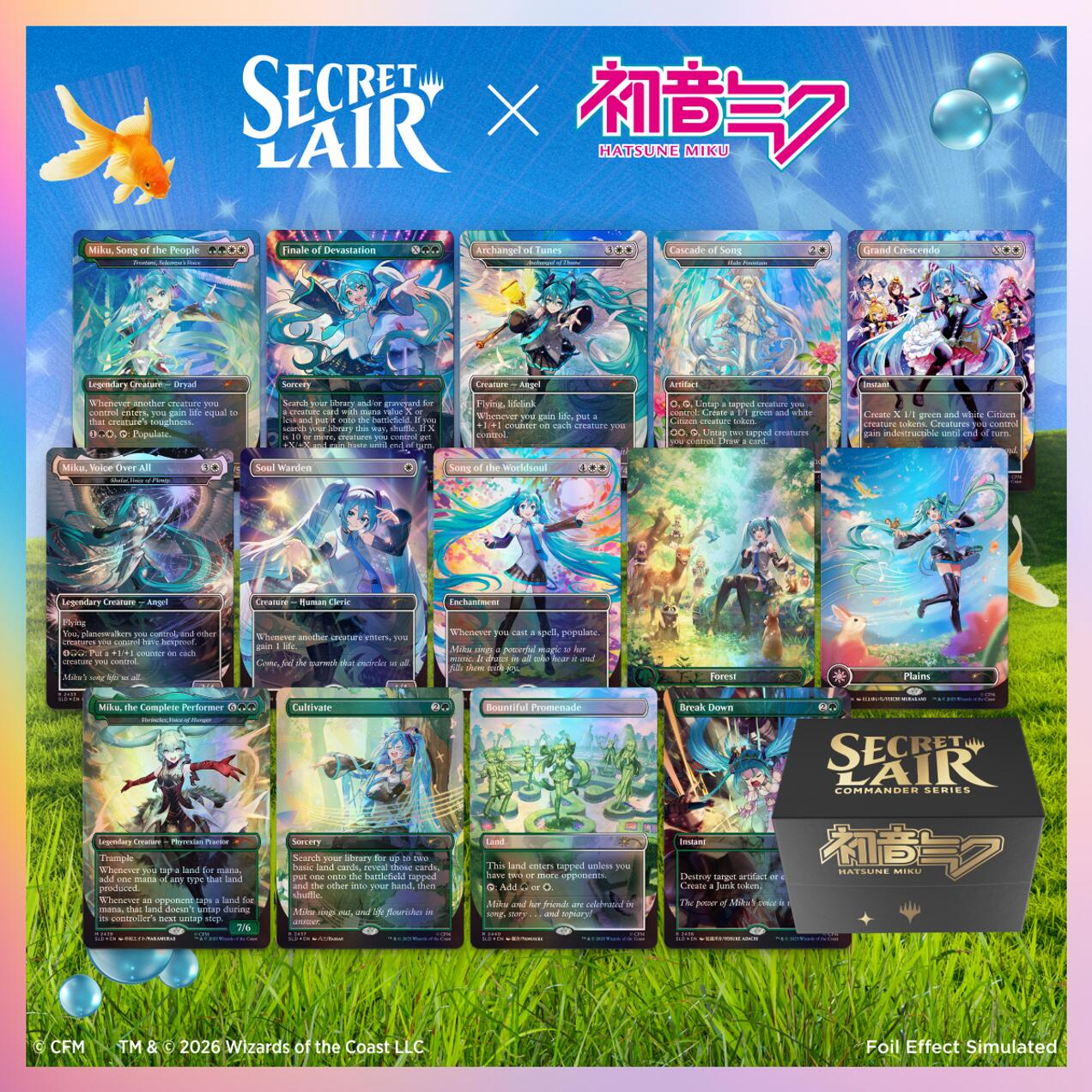 Secret Lair Commander Deck: Hatsune Miku | Shuffle n Cut Hobbies & Games