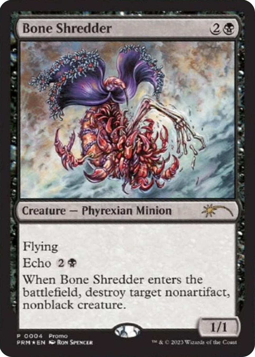 Bone Shredder (Graphic Novel Insert) [Media Promos] | Shuffle n Cut Hobbies & Games